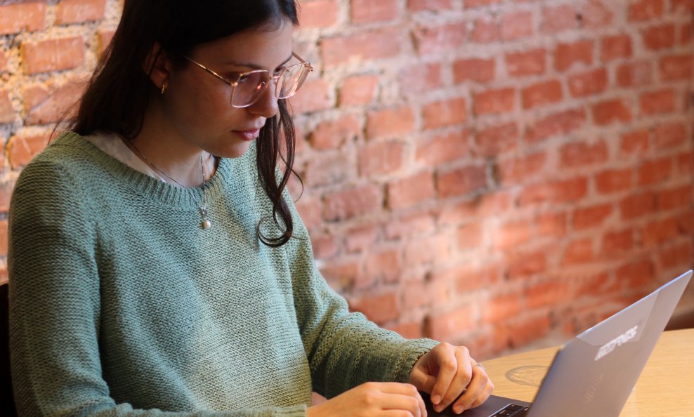 Woman working